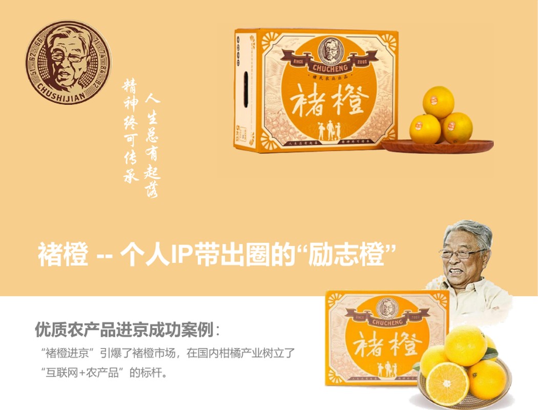 褚橙优质农产品进京案例